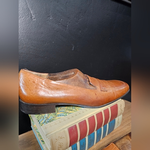 Cole Haan Made in Italy Tan Leather Loafer Shoes Size 8.5B main image 6